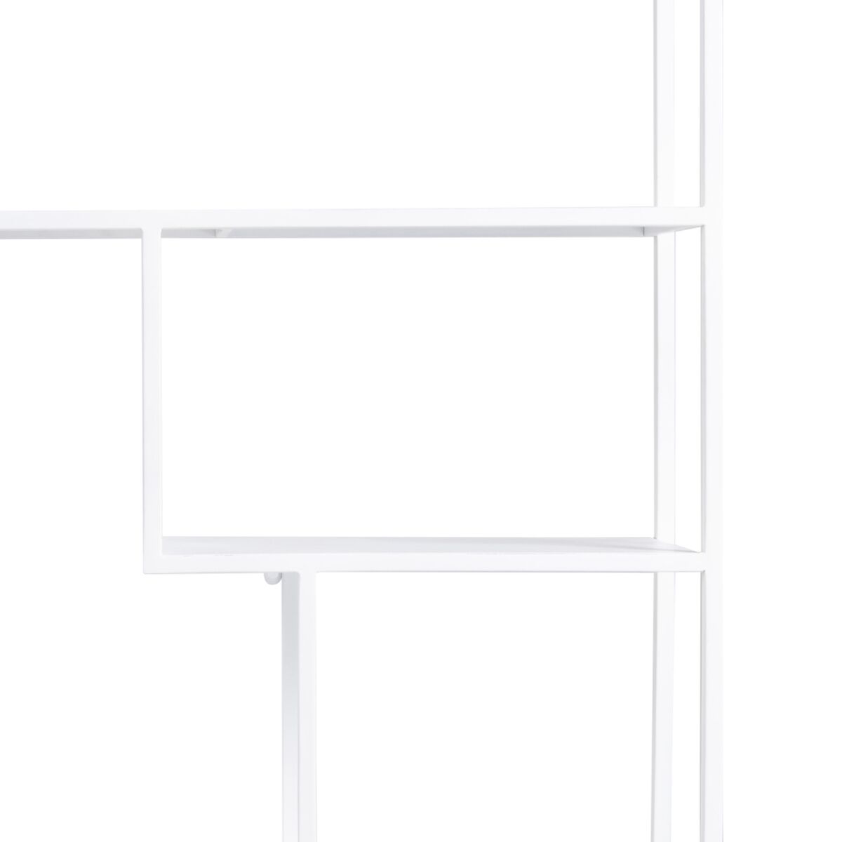 Raft SQUARE Metal Alb 80 x 26 x 180 cm